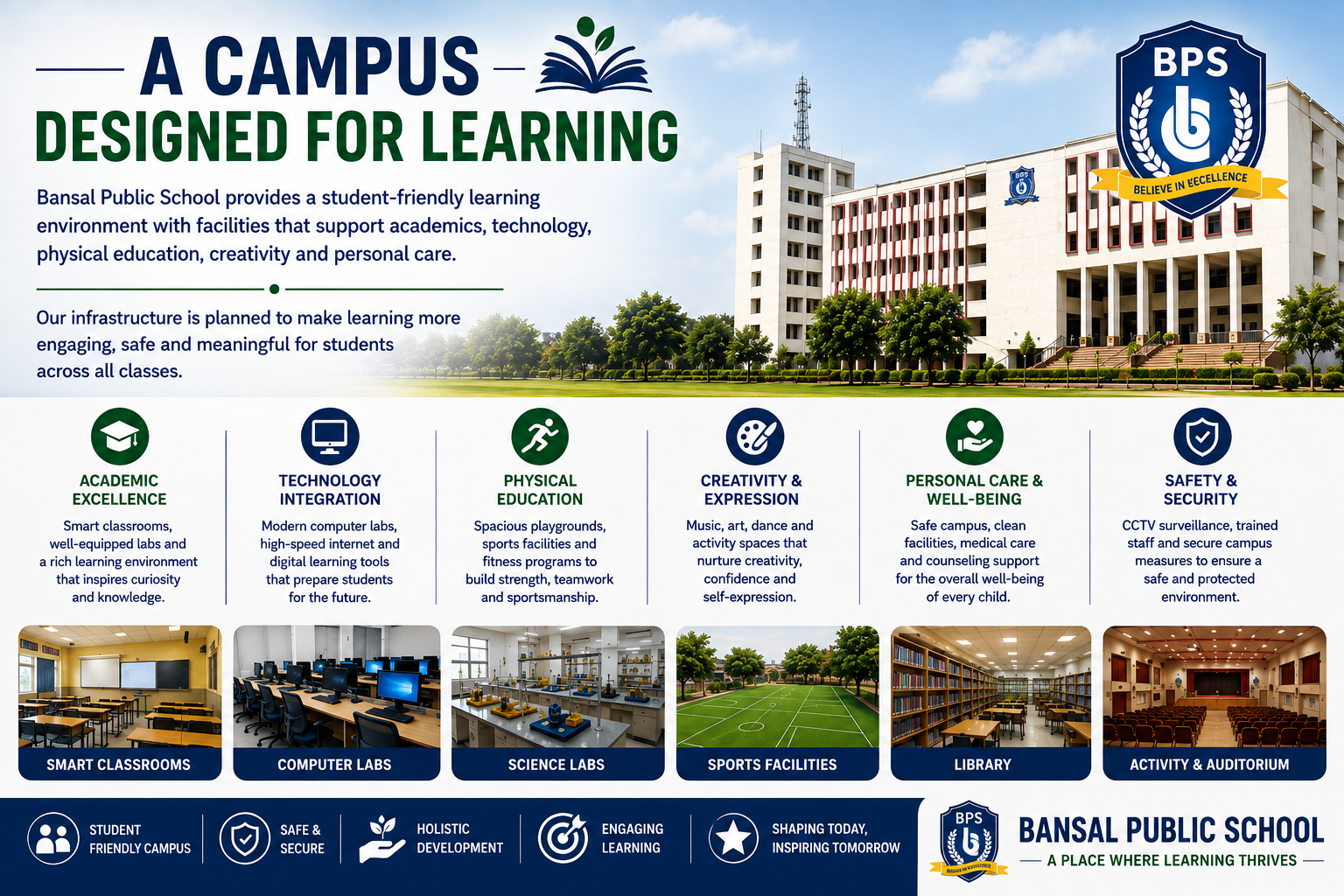Facilities at Bansal Public School
