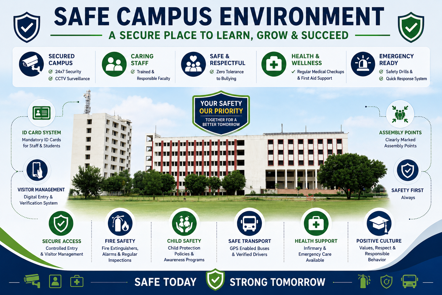 Safety Measures at Bansal Public School
