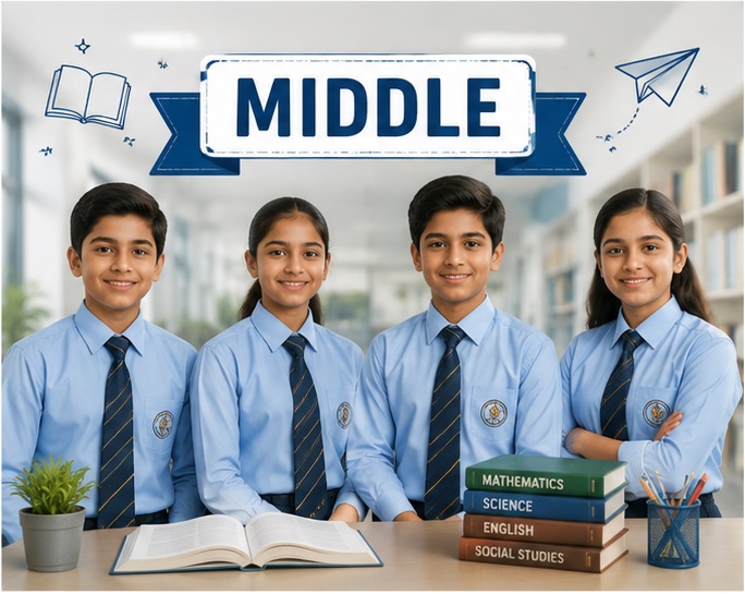 Middle Wing at Bansal Public School